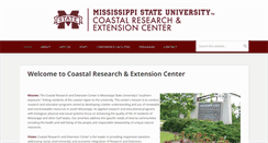 Desktop Screenshot of coastal.msstate.edu