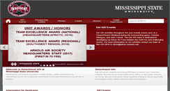 Desktop Screenshot of afrotc.msstate.edu