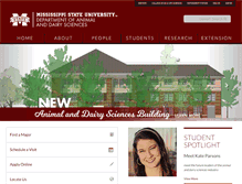 Tablet Screenshot of ads.msstate.edu