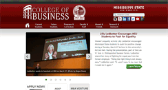 Desktop Screenshot of business.msstate.edu