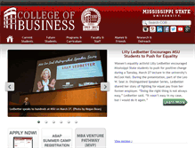 Tablet Screenshot of business.msstate.edu