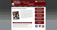 Desktop Screenshot of dayone.msstate.edu