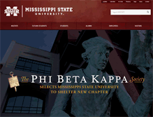 Tablet Screenshot of msstate.edu