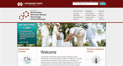 Desktop Screenshot of biochemistry.msstate.edu