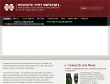 Tablet Screenshot of mscl.msstate.edu