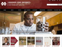 Tablet Screenshot of dafvm.msstate.edu