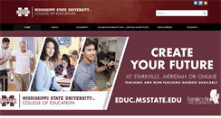 Desktop Screenshot of educ.msstate.edu