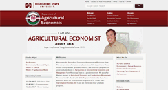 Desktop Screenshot of agecon.msstate.edu