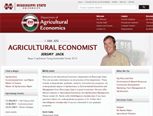 Tablet Screenshot of agecon.msstate.edu