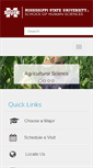 Mobile Screenshot of humansci.msstate.edu