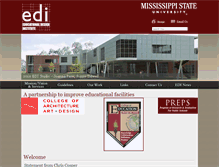 Tablet Screenshot of edi.msstate.edu