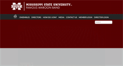 Desktop Screenshot of msuband.msstate.edu