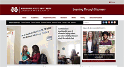 Desktop Screenshot of cas.msstate.edu