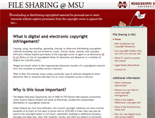 Tablet Screenshot of filesharing.msstate.edu