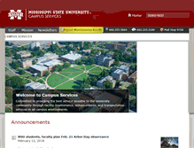 Tablet Screenshot of campusservices.msstate.edu