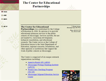 Tablet Screenshot of cedp.msstate.edu