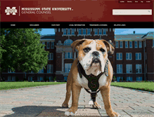 Tablet Screenshot of legal.msstate.edu