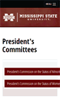 Mobile Screenshot of committees.msstate.edu