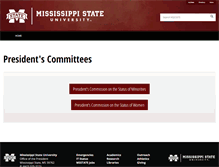 Tablet Screenshot of committees.msstate.edu