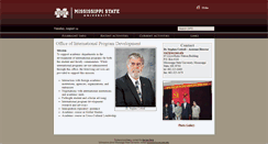 Desktop Screenshot of oipd.msstate.edu