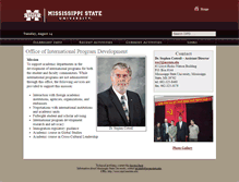 Tablet Screenshot of oipd.msstate.edu