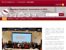 Tablet Screenshot of nsa.org.msstate.edu