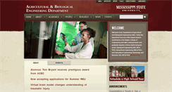 Desktop Screenshot of abe.msstate.edu