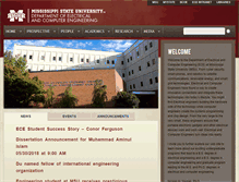 Tablet Screenshot of ece.msstate.edu