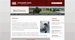 Desktop Screenshot of mailservices.msstate.edu