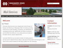 Tablet Screenshot of mailservices.msstate.edu