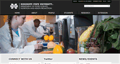 Desktop Screenshot of fsnhp.msstate.edu