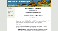 Desktop Screenshot of midsouthentomologist.org.msstate.edu