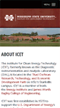 Mobile Screenshot of icet.msstate.edu