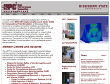 Tablet Screenshot of erc.msstate.edu