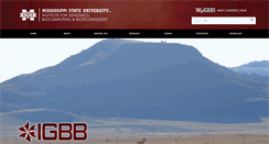 Desktop Screenshot of igbb.msstate.edu