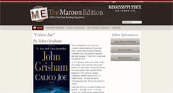 Desktop Screenshot of maroonedition.msstate.edu