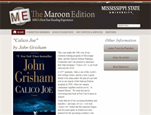 Tablet Screenshot of maroonedition.msstate.edu