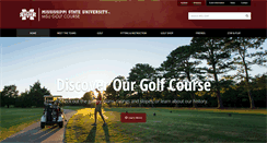 Desktop Screenshot of golf.msstate.edu