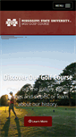 Mobile Screenshot of golf.msstate.edu