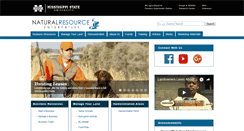 Desktop Screenshot of naturalresources.msstate.edu