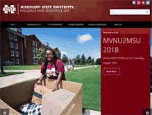 Tablet Screenshot of housing.msstate.edu