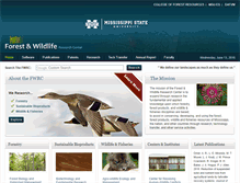 Tablet Screenshot of fwrc.msstate.edu