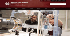 Desktop Screenshot of me.msstate.edu