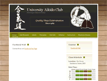 Tablet Screenshot of aikido.org.msstate.edu
