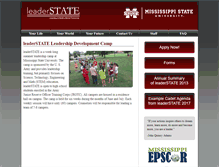 Tablet Screenshot of leaderstate.msstate.edu